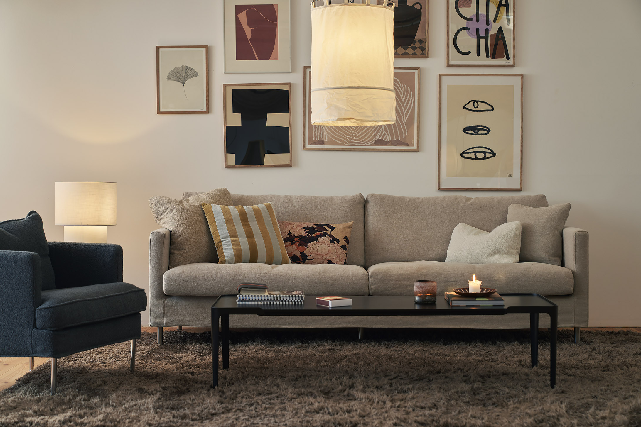 Impulse 4-istuttava, Linen Pellava kankaalla - Image 2