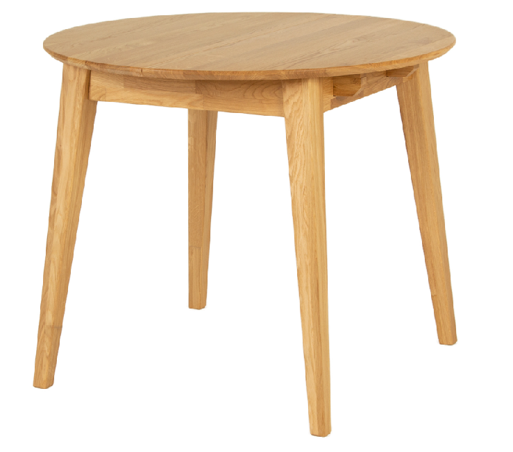 Geneva -jatkettava ruokapöytä ø90cm Tammi - Image 2