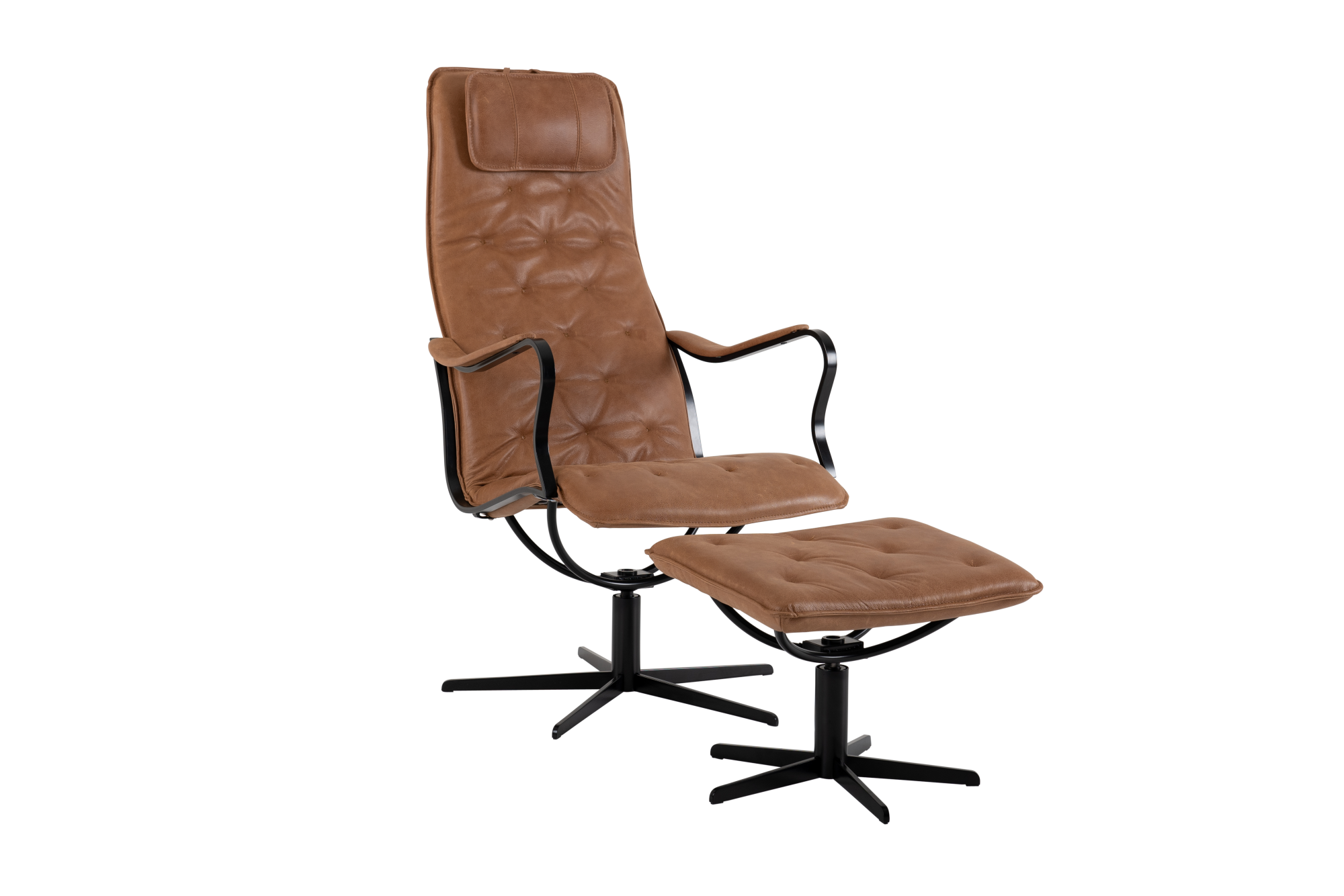 Chic lepotuoli + rahi, Vintage Cognac TARJOUS - Image 3