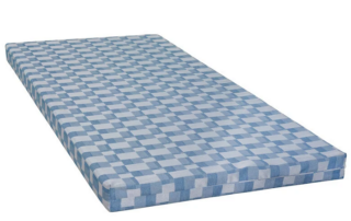 Vaahtomuovipatja sinikuvioisella päällisellä
