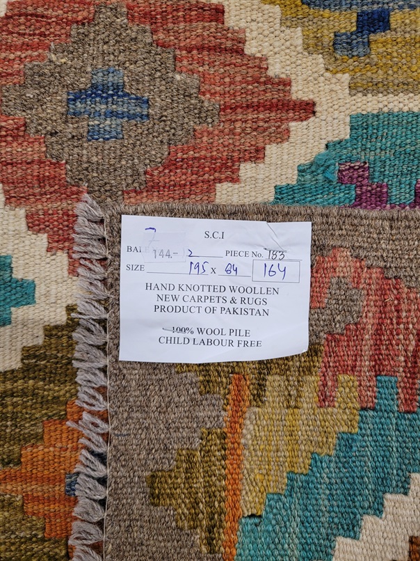 Kelim 195 x 84 - Image 2